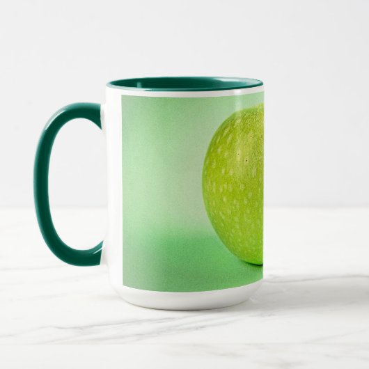 "Green Apple" Cute Photo. Bestel nu Mok (Links)