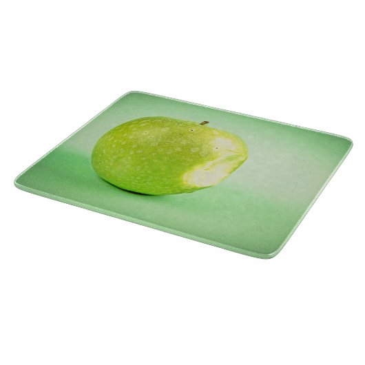 "Green Apple" Cute Photo. Bestel nu Snijplank (Hoek)