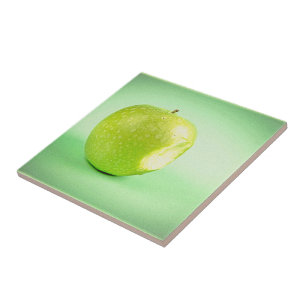 "Green Apple" Cute Photo. Bestel nu Tegeltje