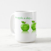 Green Apple for Life Koffiemok (Voorkant links)