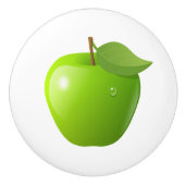 Green Apple Keramische Knop (Voorkant)