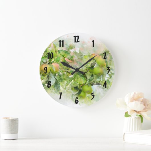 Green Apple Kitchen Clock Grote Klok (Huis)