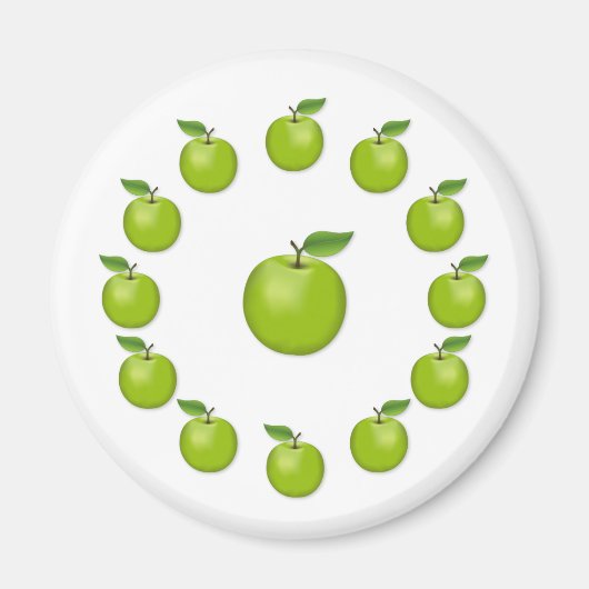 Green Apple Magnet (Voorkant)