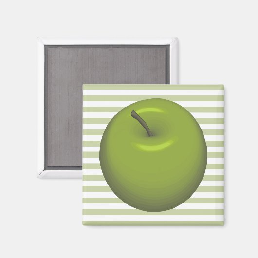 Green Apple Magnet (Voorkant / Achterkant)