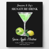 Green Apple Martini ・ PERSONALIZE deze Drink Fotoplaat (Voorkant)