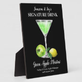 Green Apple Martini ・ PERSONALIZE deze Drink Fotoplaat (Zijkant)