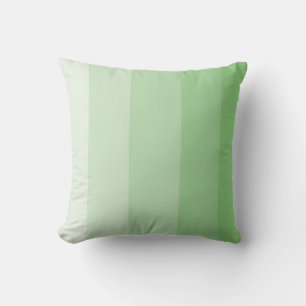 Green Apple Ombre Stripe Kussen