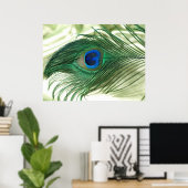 Green Apple Peacock Sill Life Poster (Thuiskantoor)