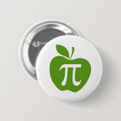 Green Apple Pi Ronde Button 5,7 Cm (Voorkant /achterkant)