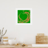 Green Apple Poster (Keuken)