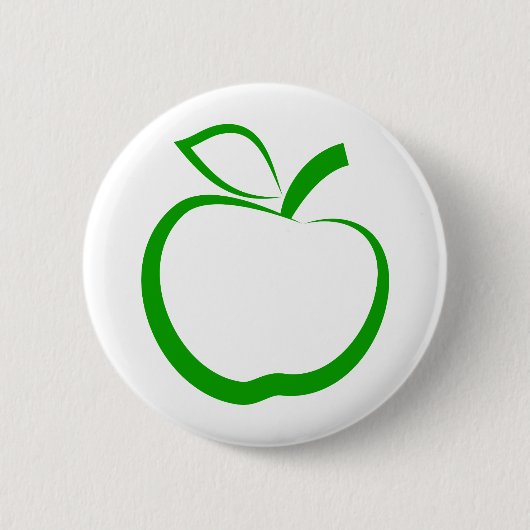 Green Apple Ronde Button 5,7 Cm (Voorkant)