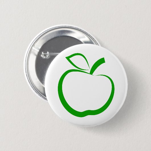 Green Apple Ronde Button 5,7 Cm (Voorkant /achterkant)