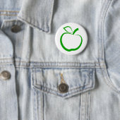Green Apple Ronde Button 5,7 Cm (In situ)