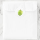 Green Apple Ronde Sticker (Tas)
