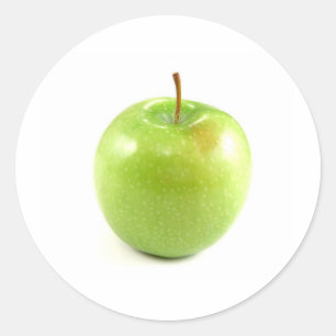 Green Apple Ronde Sticker