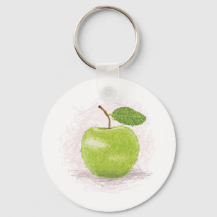 green apple sleutelhanger