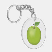 Green Apple Sleutelhanger (Voorkant Links)