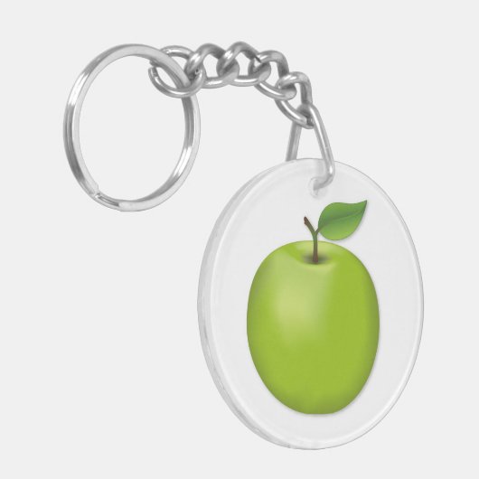 Green Apple Sleutelhanger (Voorkant Links)