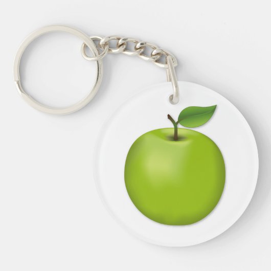 Green Apple Sleutelhanger (Voorkant)