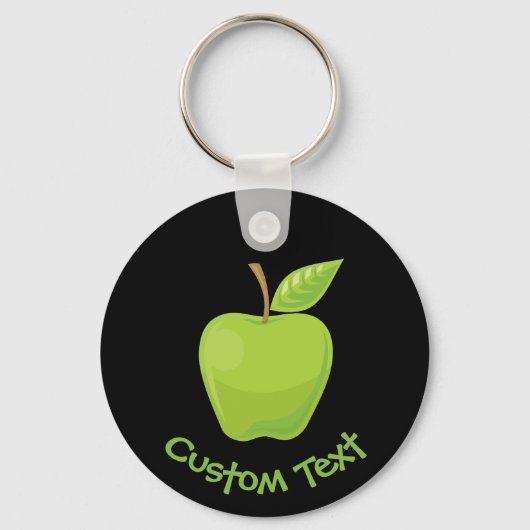 Green Apple-Sleutelhanger Sleutelhanger (Voorkant)