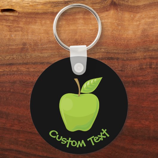 Green Apple-Sleutelhanger Sleutelhanger (Voorkant)