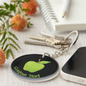 Green Apple-Sleutelhanger Sleutelhanger (Voorkant Rechts)