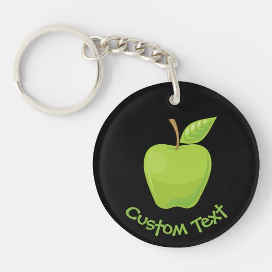 Green Apple-Sleutelhanger Sleutelhanger (Voorkant)