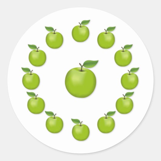 Green Apple Stickers (Voorkant)