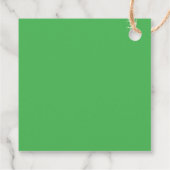 Green Apple Teacher Bedankt Bedankjes Labels (Achterkant)