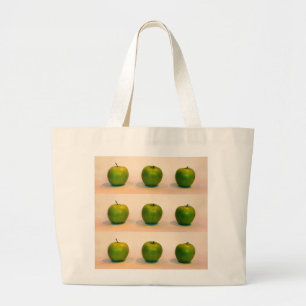 Green Apple Trio Grote Tote Bag
