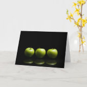 Green Apple Trio Kaart (Gele Bloem)