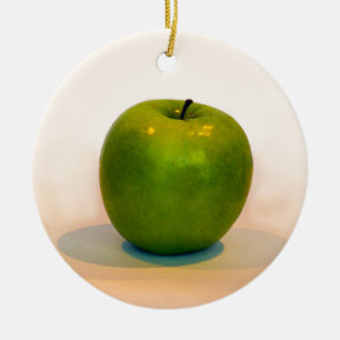 Green Apple Trio Keramisch Ornament