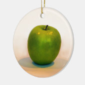 Green Apple Trio Keramisch Ornament (Links)