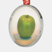 Green Apple Trio Metalen Ornament (Links)