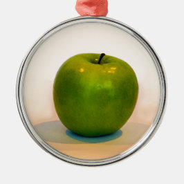Green Apple Trio Metalen Ornament