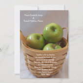 Green Apple Wedding Invitations Kaart (Voorkant)