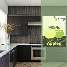 Green Apples Kitchen Wall Decor