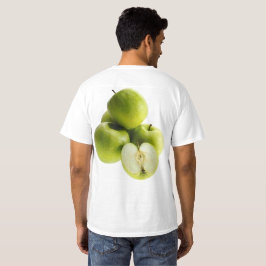"Green Apples" Kute foto. Bestel nu T-shirt (Achterkant volledig)