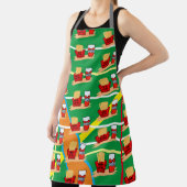 " green apron papa fritas y drink schort (Insitu)