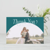 Green Arch Wedding Bedankt (Staand voorkant)