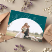Green Arch Wedding Bedankt Script