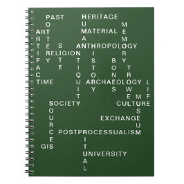 Green Archeology & Anthropology Crossword Puzzle Notitieboek
