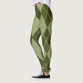 Green Argyle Leggings (Links)