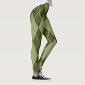 Green Argyle Leggings (Rechts)