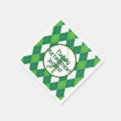 Green Argyle Patroon en Golffeest Servetten (Hoek)