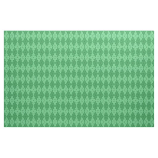Green Argyle Pattern Fabric Stof (Fat Quarter)