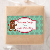 Green Argyle Snoep Labels (Insitu)