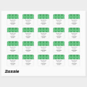 Green Argyle sparen de Stickers van de Datum (Vel)