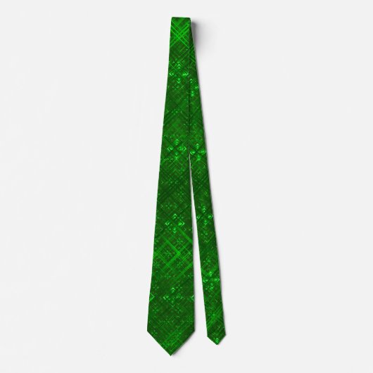 Green Argyle Stropdas (Voorkant)