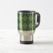 Green Argyle Vaderdag Koffie Mok Gift (Voorkant rechts)